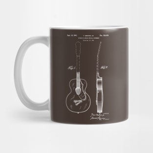 Patent Image 1941 Acoustic Guitar Mug